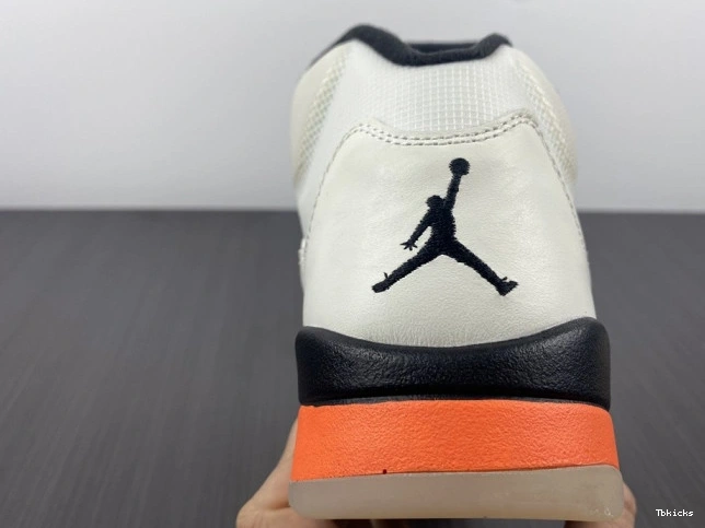 Cheap TBK Jordan DC1060-100 Total Orange 5 Retro 0703